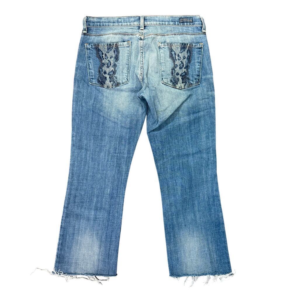 Citizens Of Humanity Kelly Low Waist Bootcut Jeans Y2K Animal Print Cheetah 30